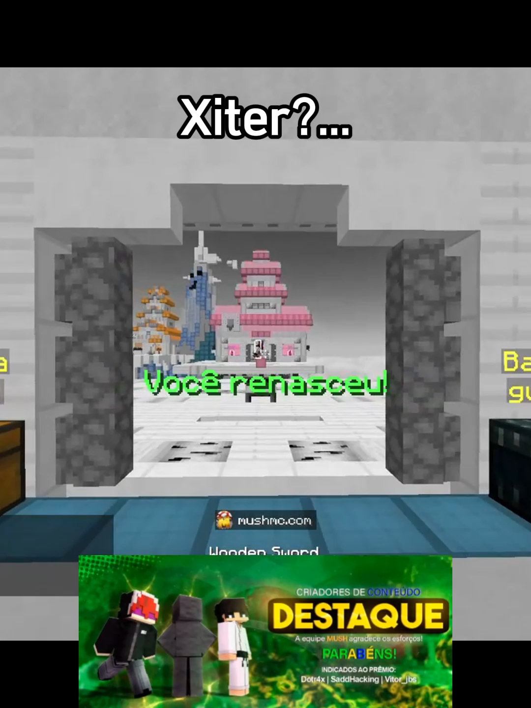 cade o @xiterbw ? 😭😭 | mushmc.com | #Minecraft #bedwars #humor #mush