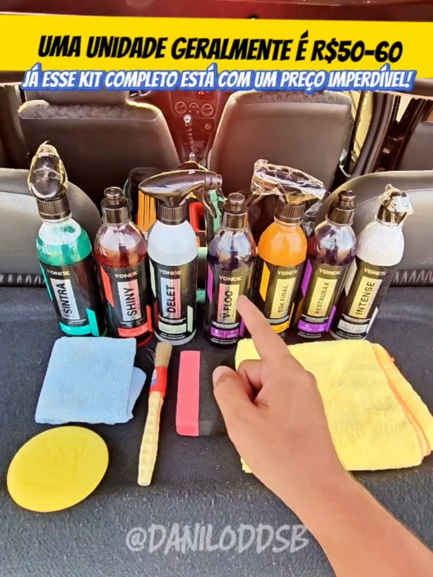 Pensa em um kit completo e com um preço imperdível! #tiktokshopchegou #tiktokshop #car 