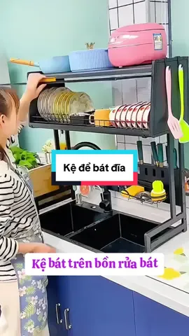 Kệ để bát đĩa tiện lợi tránh côn trùng #giadungtienich #giadung #xuhuong #kebat #kebatdiathongminh 