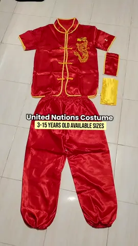UN costume para sa mga anak natin miii👍👌 May shorts Sleeve at Long sleeve at different colors na pwede pagpilian ❤️ #uncostumeforkids #uncostume #forkids #chinesecostume 