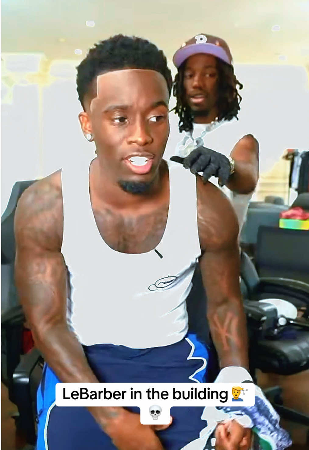 LEBRON REALLY PULLED UP TO MAFIATHON 3 JUST TO SNIP KAI’S LOCS 💀✂️😂 #KaiCenat #LeBronJames #Mafiathon3