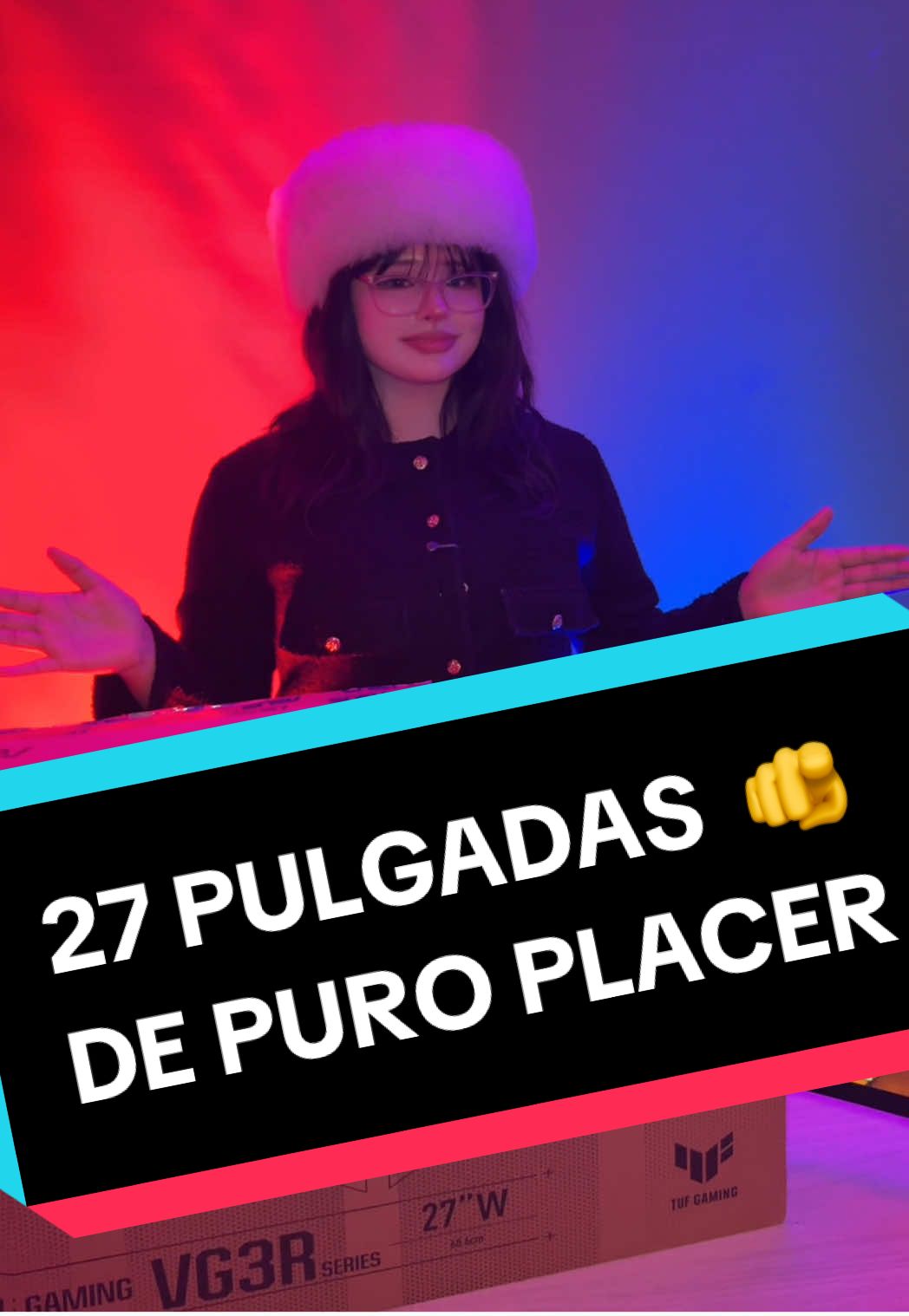 Las únicas 27 pulgadas que necesitas 🫵 @Jennie So  #monitor #pcgamer #trabajo #asus #cyberplaza