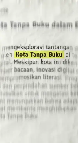 Kota tanpa buku Teodo 30/9D dan Bryan 4/9D.    @Teo @sana_pulang 