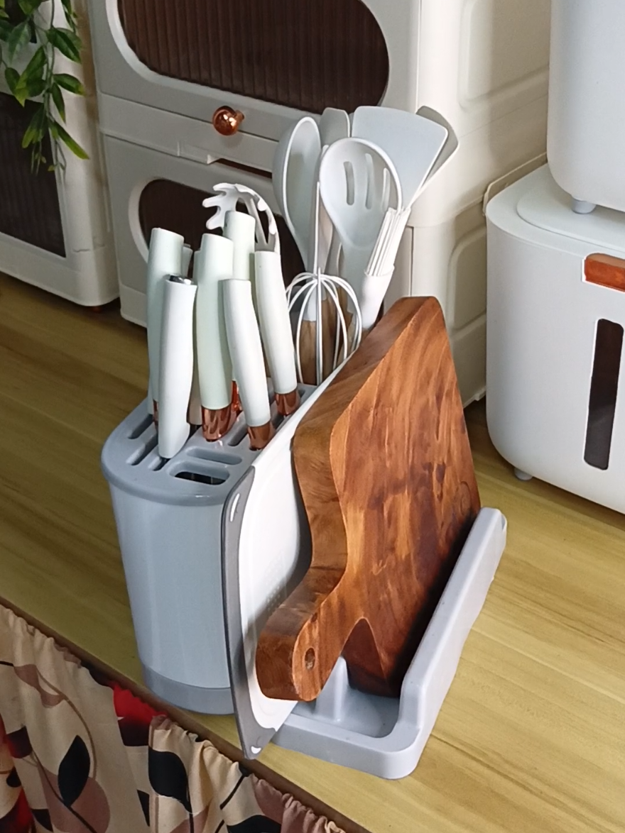 Replying to @kitchenstoragerack118  KITCHEN ORGANIZER! space saver sa ating kusina! madami ka ng pwedeng mailagay! #kitchenorganizer #organizer #holder #cutleryholder #knifeholder 