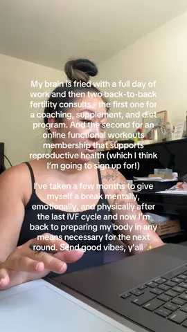 I’m baaack 🫠 I’ve taken a few months off but I’m ready to prepare my body for the next round (read: stop drinking 🙃) and share my journey with y’all along the way. In case you’re new here, I’m Michelle, and over the past three years, I’ve gone through three egg retrievals (the latest of which landed me in the ER), two failed frozen embryo transfers, and one failed IUI. It hasn’t been easy, and if you’re also going through this, just know that you’re not alone ♥️