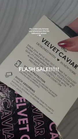 Huge flash sale going on for this ghosted clear phone case by @velvetcaviar  #vci17 #vci #velvetcaviar #fyp #flashsale 