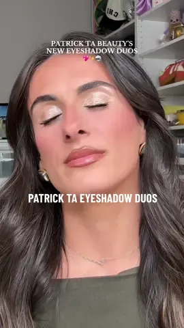 Eyes dipped in @Patrick Ta Beauty luxury 💎 loving these NEW eyeshadow duos! Which shade is your favorite? #patricktabeautypartner @patrick ta @sephora 