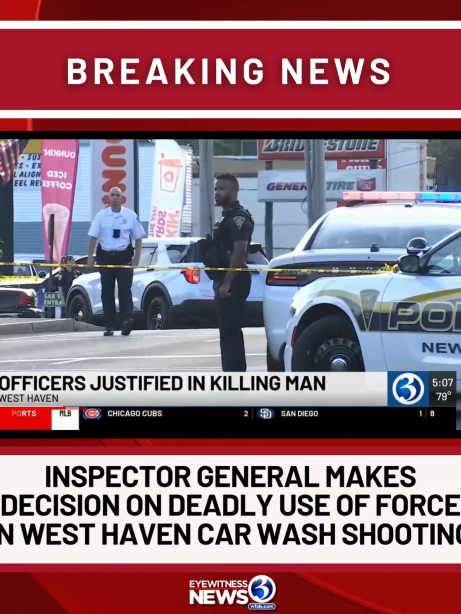 The Office of the Inspector General made a determination about whether or not deadly use of force was justified in a shooting at a car wash. The officer-involved shooting led to the death of Jebrell Conley on Sept. 19, 2024. Inspector general Eliot Prescott deemed the shooting justified. #connecticut #localnews #breakingnews #news #wfsb #crime #investigation #arrest #police #arrested #westhaven #newhaven