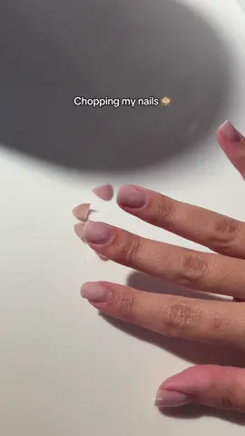 I actually for once did not regret doing this  #nails #nailcare #nailtech #naturalnails #shortnails 