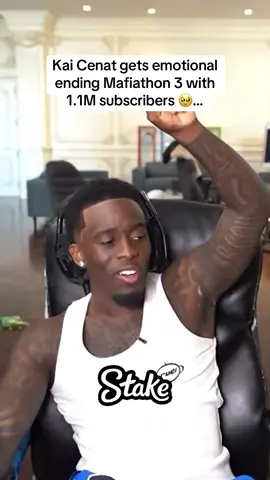 Kai Cenat gets emotional ending Mafiathon 3 with 1.1M subscribers 🥹… #kaicenat #mafiathon #mafiathon3 