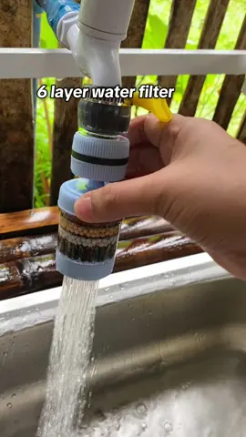 wala pang 100 to para sa mabaho at maduming tubig nyo. #waterfilter #faucetfilter #tapwaterfilter #6layerfiltration 