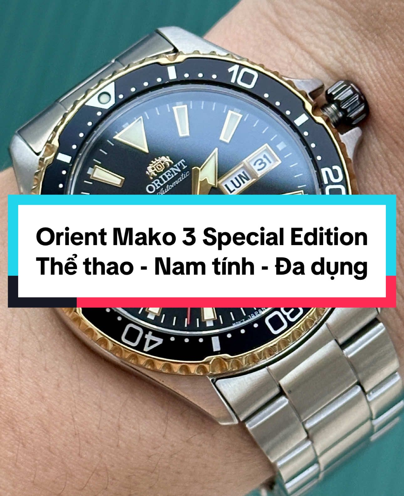 ⌚️Orient Mako 3 RA-AA0005B19A Thông số: • Size 42mm, dày 13mm • Kính sapphire nguyên khối • Máy Automatic trữ cót 40h • Chống nước 200M @⌚️Hà Tissot - Đồng hồ lướt #donghohungvuong #hatissot #muabandongho #dongho #orient 