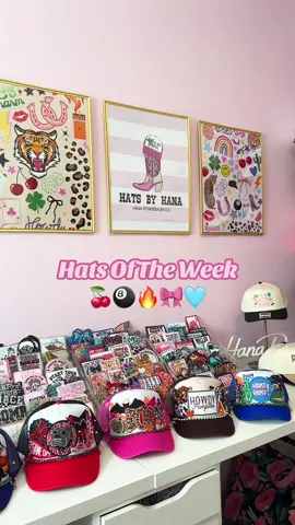 How can you ever pick a favorite?🤩🩷🫶🏼 #hatsoftheweek #truckerhat #SmallBusiness #truckerhatbusiness #truckerhats 