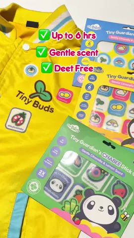 Mommybuds’ trusted partner for mosquito-free days! Stick it on and let your baby play worry-free. Try it now! 🦟🌱 #TinyBudsBaby