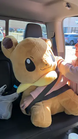 Caught a giant Eevee today! #pokecouple #gottacatchemall #eevee #pokemonplush #pokemoncommunity 
