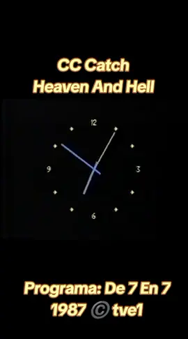 #ccatch #heaven #de7en7 #1987 #tve1 