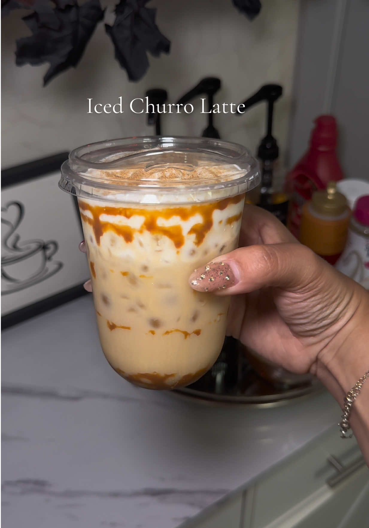 Iced Churro Latteeeee ✨ #coffee #cafe #cafecito #coffeetok #nespresso @Nespresso @Nespresso USA 