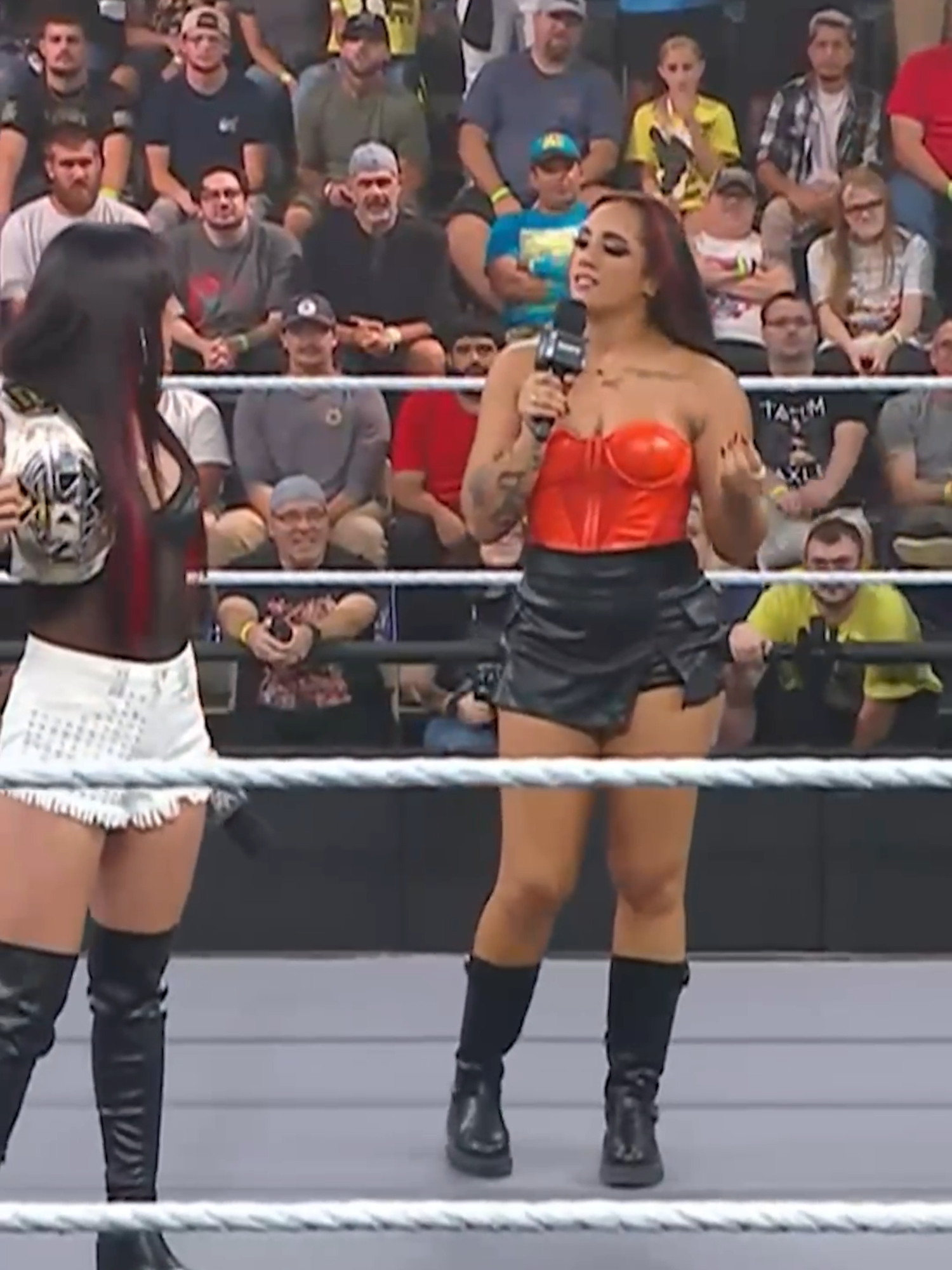 Ava announces Ricky Saints and Jacy Jayne will be the team captains for NXT! #WWENXT