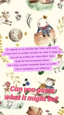 Here's the video I'm referencing: @PrincessLRB  #RenaissanceFestivalOutfit #PlanningForNextYear #FYP #NewIdea #CanYouGuess ?