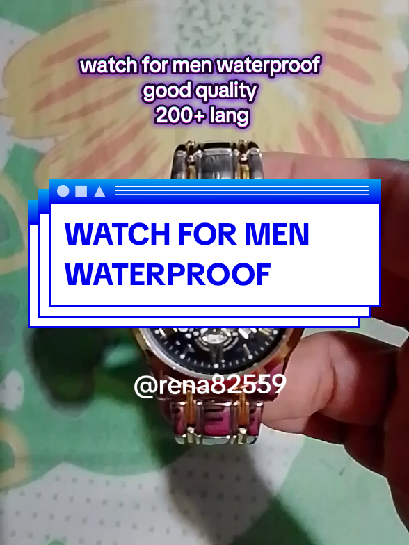 Watch for Men Waterproof Stainless #watch #relo #wristwatch #tiktokmademebuyit #mensfashion 