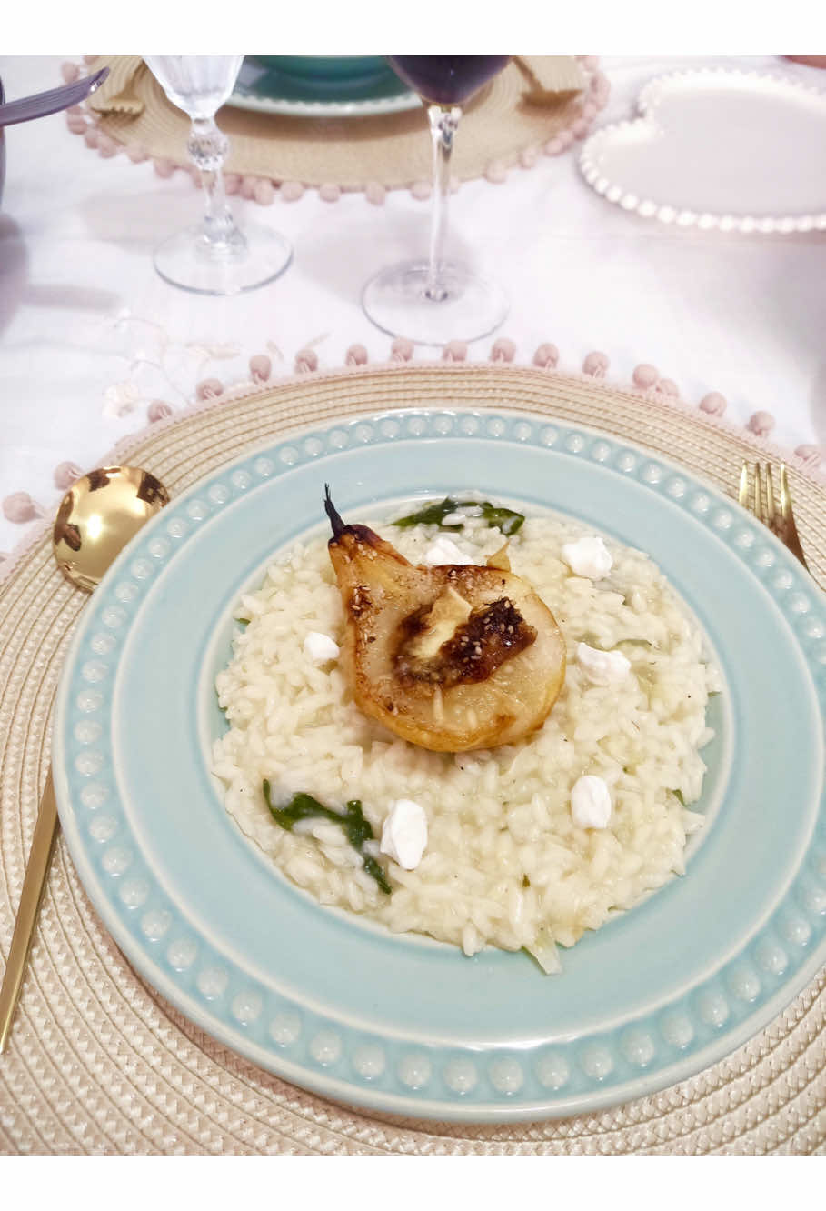 🍐Para dias sem carne  #preceito #comidavegana #risoto #risotto #risotopera 