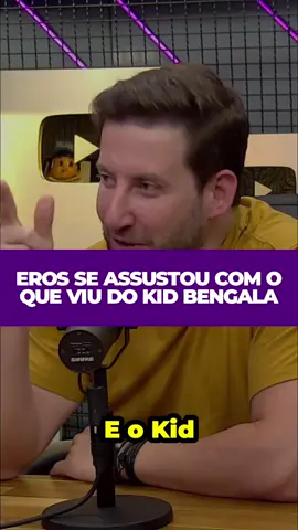 EROS SE ASSUSTOU COM O KID BENGALA 😂😂 👉 Assista o EP completo com @erosprado e @beckerdiego no link da Bio!  #Bola #Carioca #Ticaracaticast #Podcast #ErosPrado 