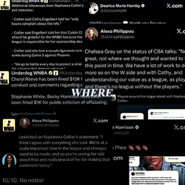 how many people have to get fined before there is a change cathy? #WNBA #paytheplayers #napheesacollier #viral #fypシ  @WNBA 