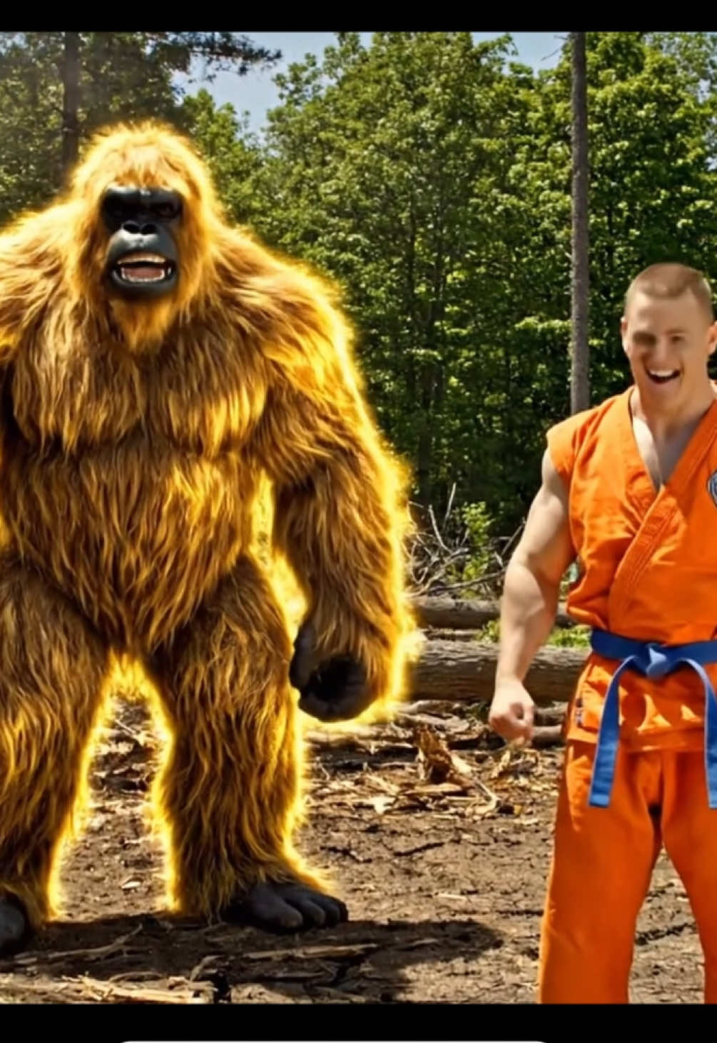 Next thing to learn?👀 #bigfoot #dragonball #transformation #supersaiyan #flashvam 