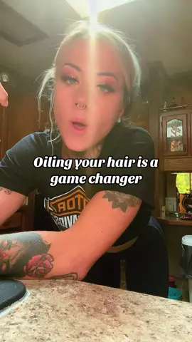 Hair oiling is a game changer #hairgrowth #hairoil #healthyhairjourney 