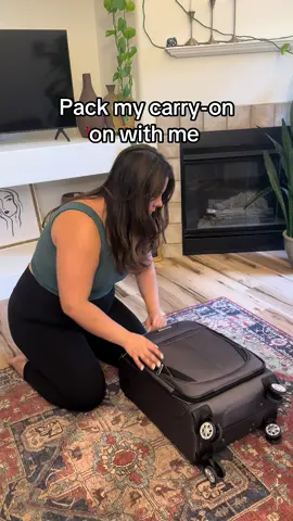 I think I overpacked, damn #packwithme #carryon #travelwithme #traveltiktok #travellifestyle 