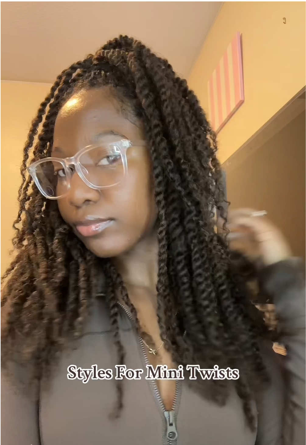 5 easy styles for mini twists using @Style Icon Hair Afro kinky bulk human hair in color 4, 22in  @RaRa🤎  #styleiconhair #minitwists #hairinfluencer #howtodominitwists #minitwisthairstyles  