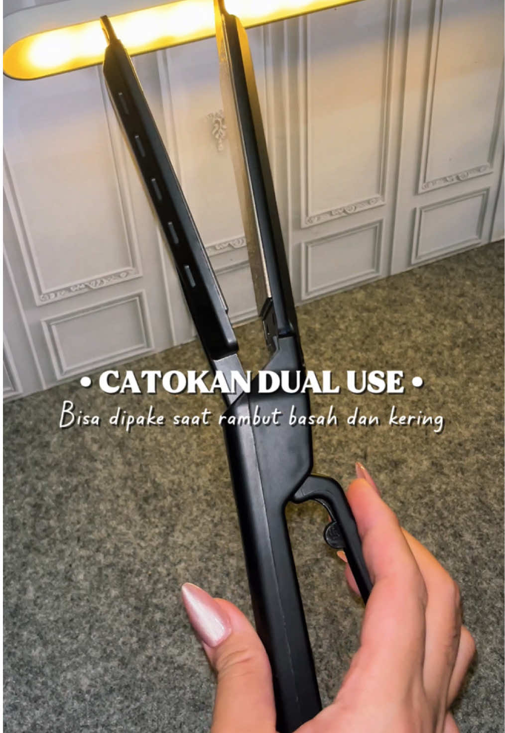 Catokan dual use, murah berkualitas✅, bisa atur suhu✅, bisa dipake pas rambut basah✅ mantul bgt deh😍😍💗 #fyp #catokan #catokanrambut #catokanviral #catokanmurah 