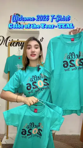 Excited na ba para sa 2026 !! Mag checkout na habang naka discount pa tayo . #familyshirt #newyear2026 #coloroftheyear #newyearshirt #teal 