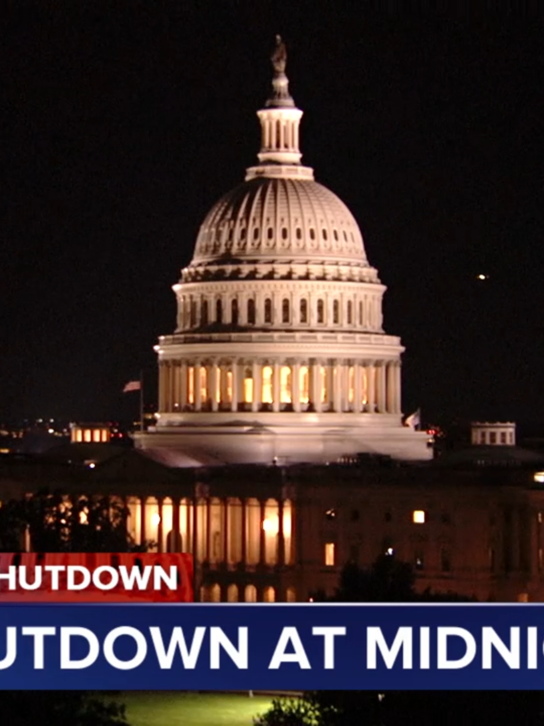 The Senate has adjourned for the night, leaving no path to avert a government shutdown. ABC News' Linsey Davis has the latest.