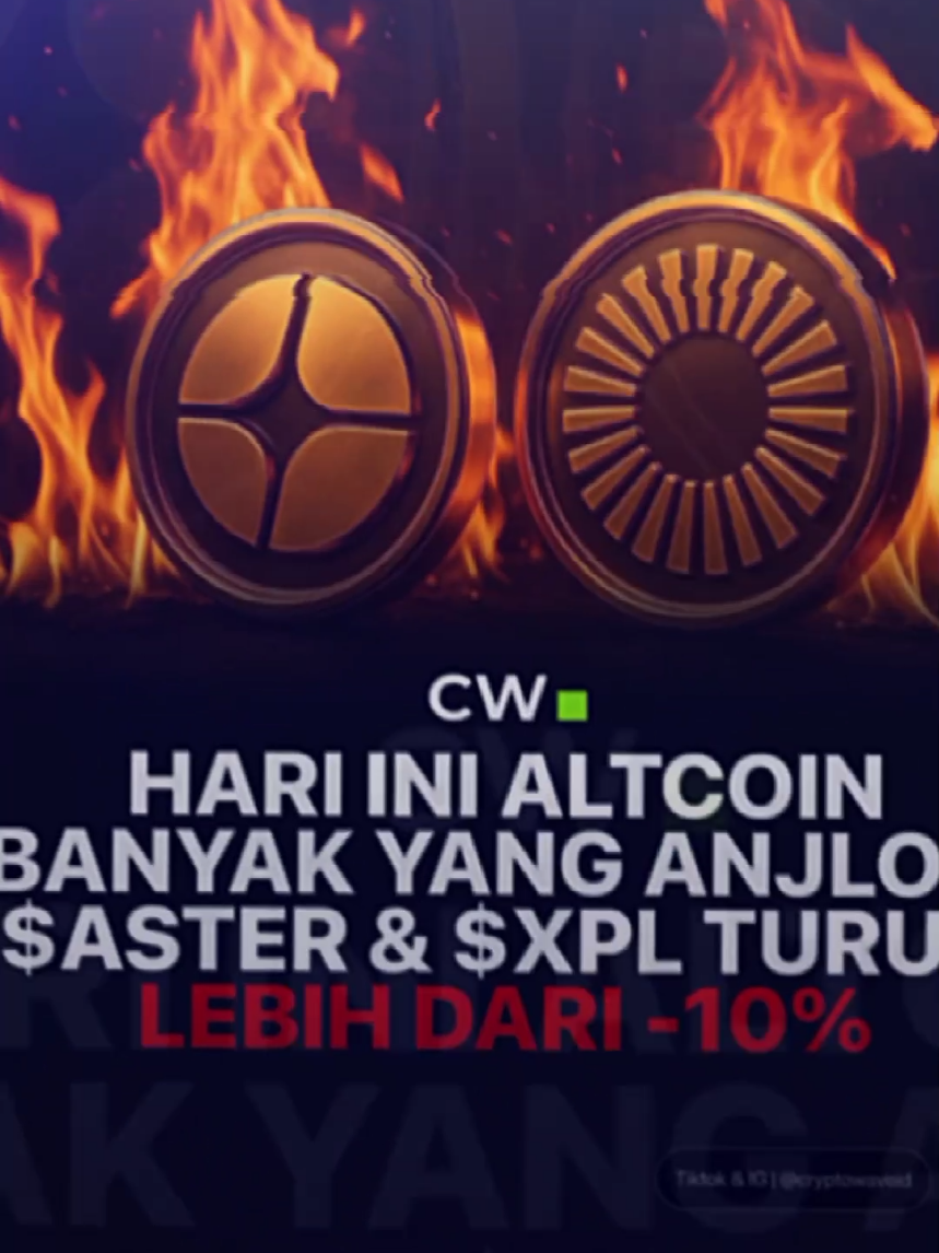 LAGI2 TURUN!!!🤬🤬 CAPEKNYA MENUNGGU ALTSEASONN💢💢  Source:@CryptoWave  #cryptowave #altseason2025 #crypto #fyp 