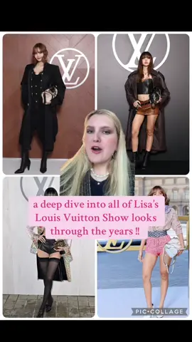 Replying to @Overzealouslia #greenscreen lisa at the Louis Vuitton show has become a staple in the Paris fashion week schedule…so I thought I’d do a deep dive into all of her looks through the years. What’s your favorite Lisa Louis Vuitton look? #louisvuitton #lisablackpink #lalalisa #louisvuittonshow 