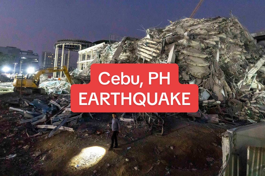 M6.9 Earthquake struck Cebu, Philippines.  September 30, 2025 #earthquake #philippines #fyp #flood #bangoncebu 