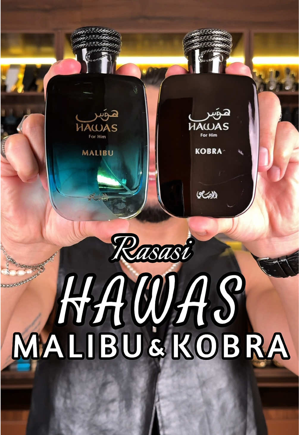 «Hawas Malibu» y «Hawas Kobra» de @rasasi.usa han llegado a México y han dado mucho de qué hablar 👀  . Encuéntralos en @OUDROMA ✨ . . . #Perfumes #PerfumeTok #PerfumesArabes #PerfumeDeHombre #ElGueyDeLosPerfumes 