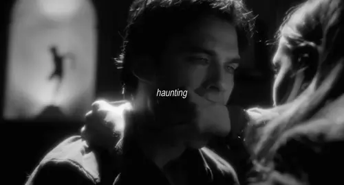 big fan of their dark romance stage #thevampirediaries #damonandelena #delenaedit #delena #darkromance || haunted with damon and elena
