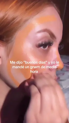 Tocó soportar los Grwm maquillándome #latinamakeup #buchona #baddie #makeup #viral 