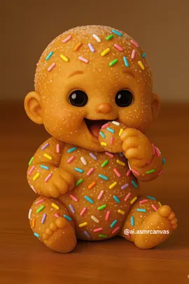 Donut Hole Eating ASMR #aiasmr #satisfyingvideo #fyp #asmr #eating 