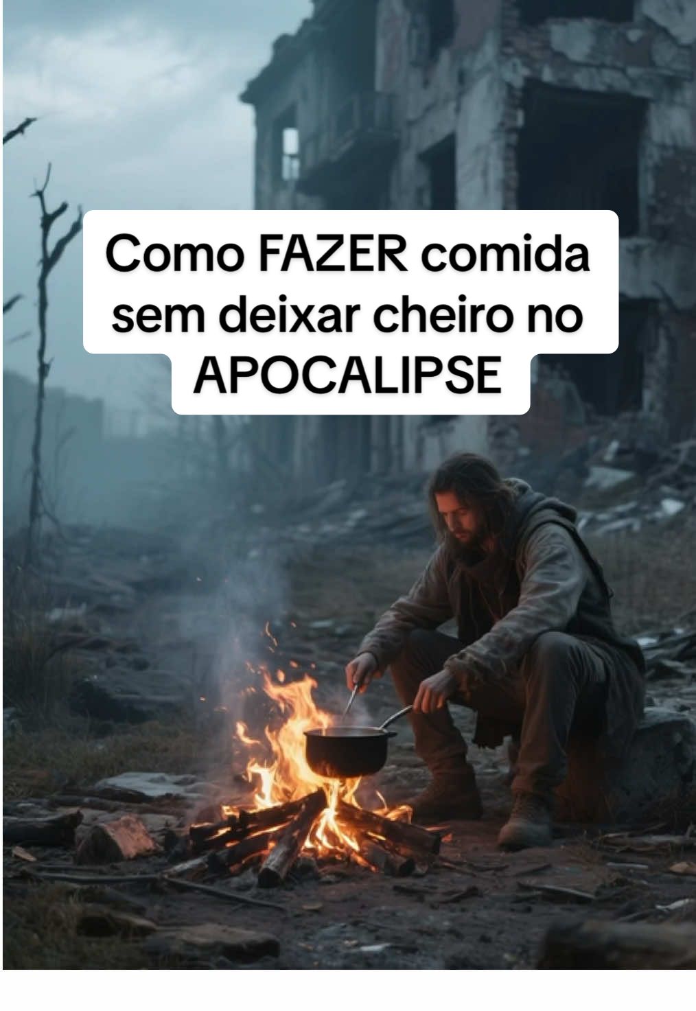 Como FAZER comida sem deixar cheiro no APOCALIPSE #sobrevivencia #sobrevivencialismo #apocalipse #apocalipsezumbi 