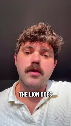 The lion is sad sometimes #real 