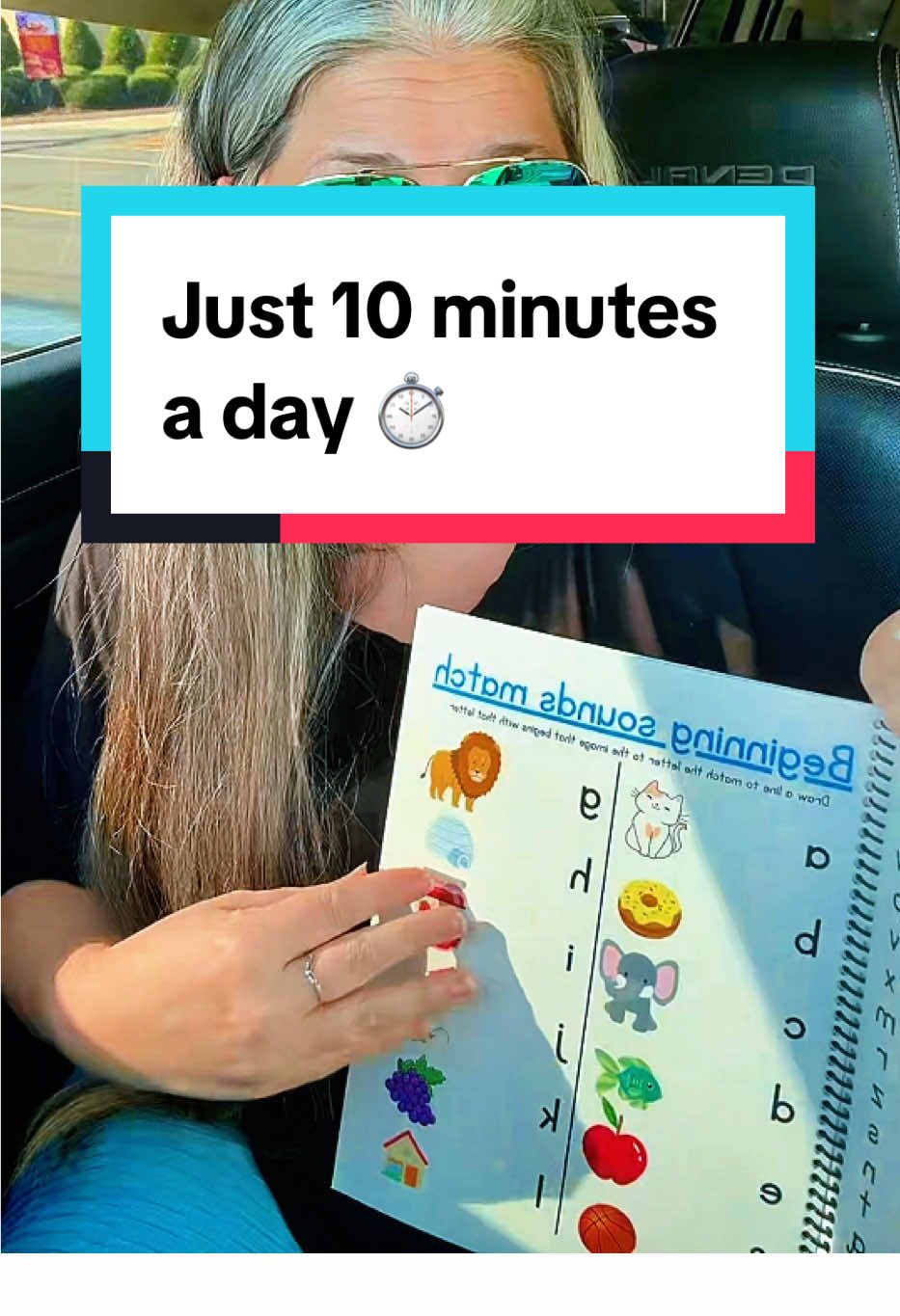 Just 10 minutes a day with this Kindergarten Readiness Book builds confidence in letters, numbers, shapes, emotions, and more. @Crazy Beautiful Homeschool #homeschool #kindergarten #learning #earlyeducation #tiktokshopfinds 