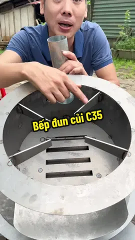 Bếp đun củi không đen nồi tiện lợi #baobacbo #bepcui #xuhuongtiktok 