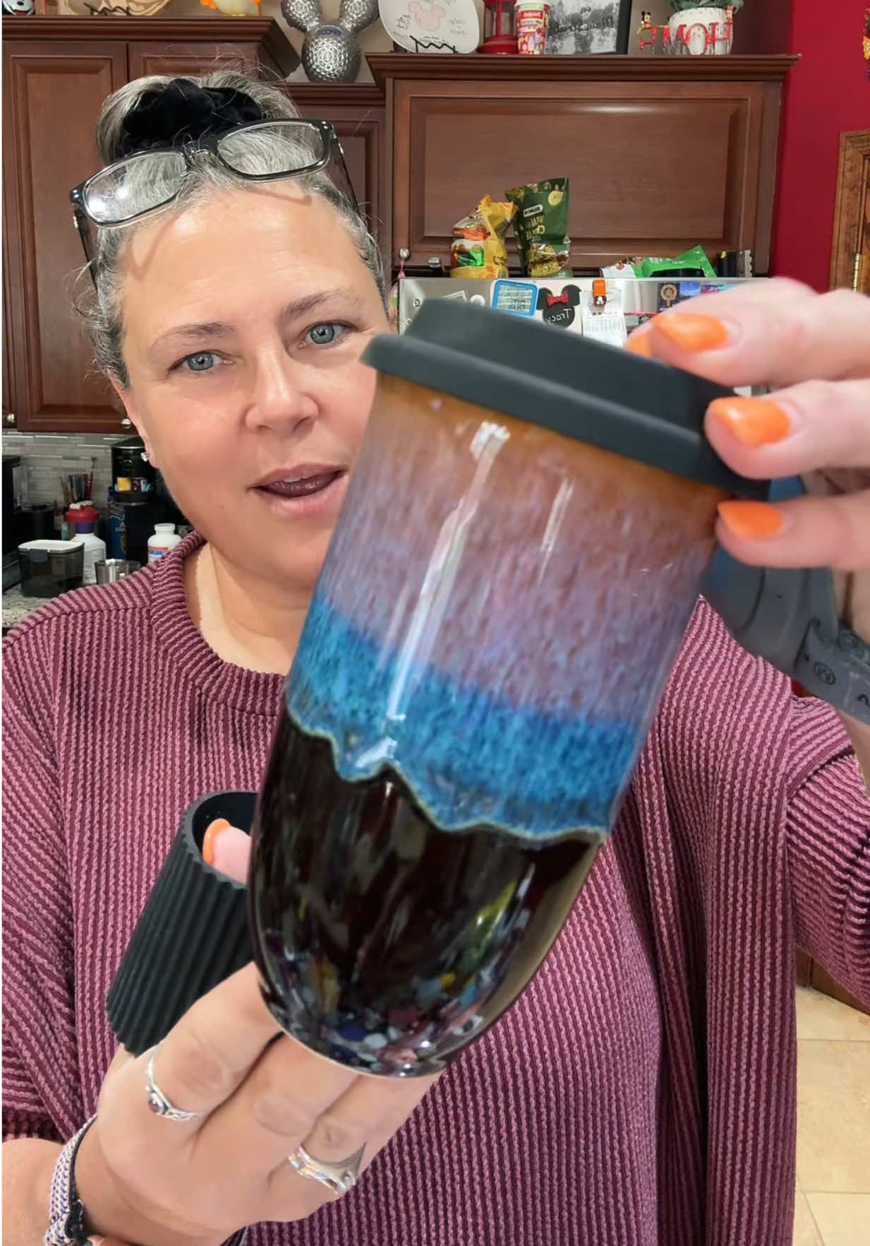 The most beautiful coffee cups. Bring joy to your morning when you sip from these pretty cups. Each cup comes with the silicone sleeve and lid for travel and there are lots of gorgeous colors to choose from. They would be great gifts and stocking stuffers this holiday season.  #TikTokShopCreatorPicks #TikTokShopFallDealsForYou  