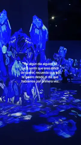 Y si algún día alguien te hace sentir que eres difícil de querer, recuerda que yo te quiero desde el día que hablamos por primera vez... . . . . . . . . . . . . #dedicarvideos♡ #dedicar #escritosytextos #vangogh 
