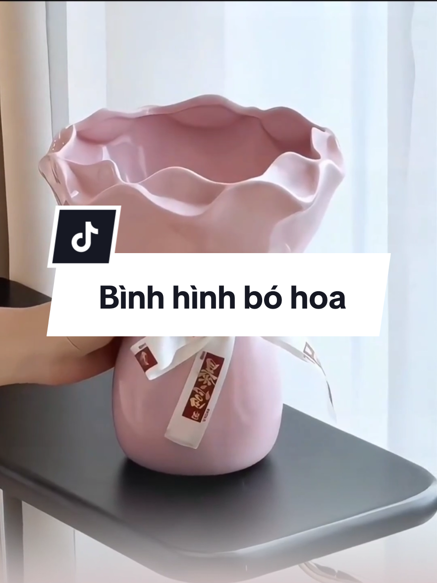 Bình hình bó hoa #sweetiedecor🕊️ #decor #binhhoadecor #nhadep 