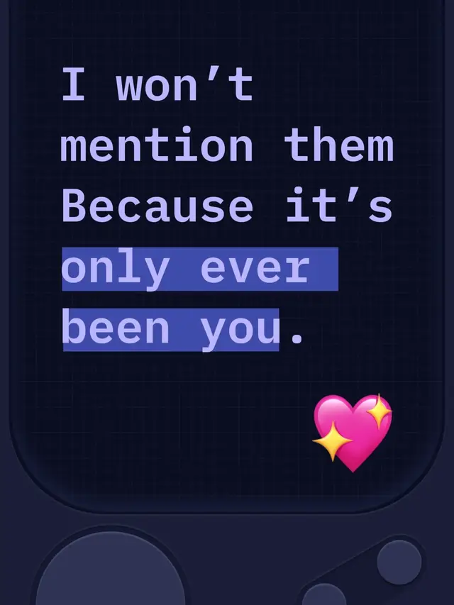 Why mention the rest when you’re the only one that matters? … just you. 🔥 #AlwaysYou”