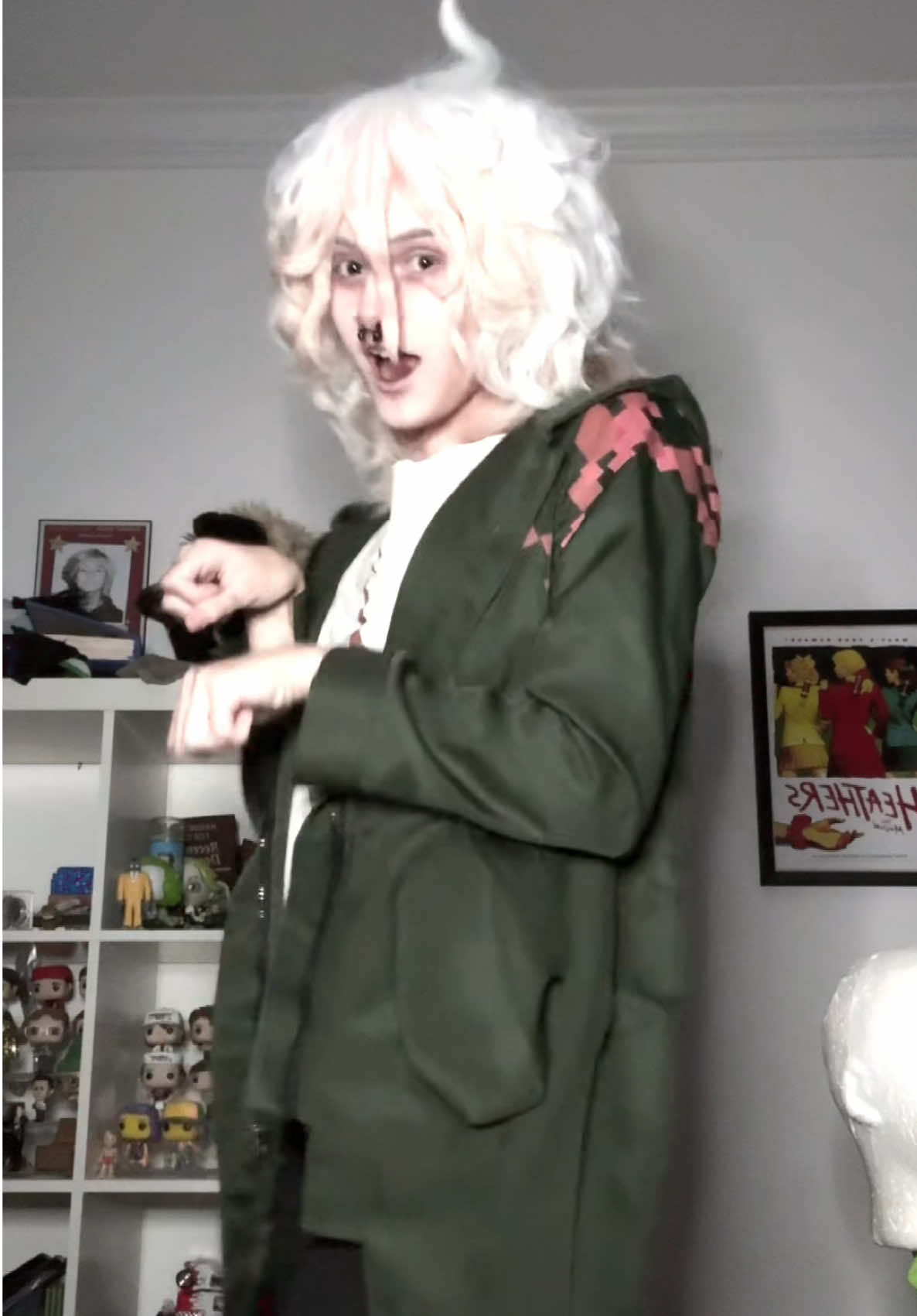 Hi guys ok bye guys nagito come back after a few years and new wig yay fun fact he was my first cosplay #nagitokomaeda #nagito #nagitocosplay #nagitokomaedacosplay #drv2 #danganronpa #danganronpacosplay #fyp #foryou 